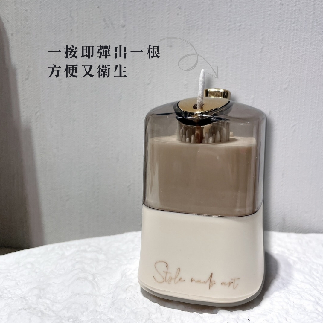 按壓式棉籤罐