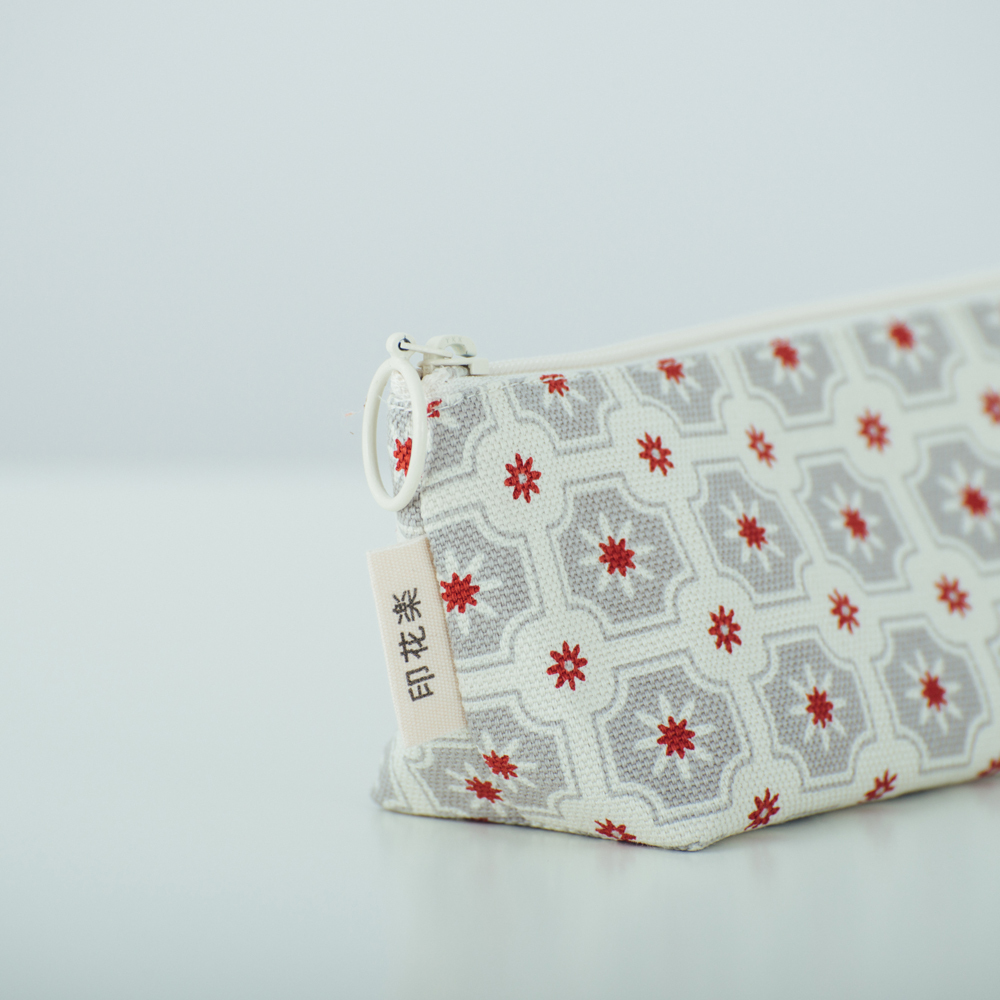 印花樂拉鏈筆袋老磁磚