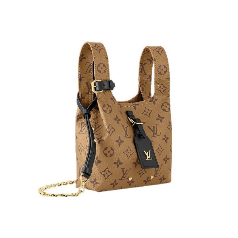 LOUIS VUITTON LV Atlantis BB Monogram Reverse 帆布手挽袋