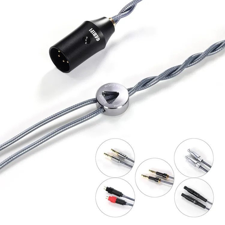 ddHiFi BC150XLR 雙屏蔽純銀頭戴式耳機升級線