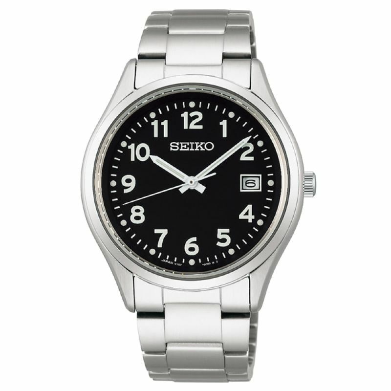 精工 Seiko Selection series solar men's metal strap watch SBPX155 太陽能男士金屬錶帶手錶