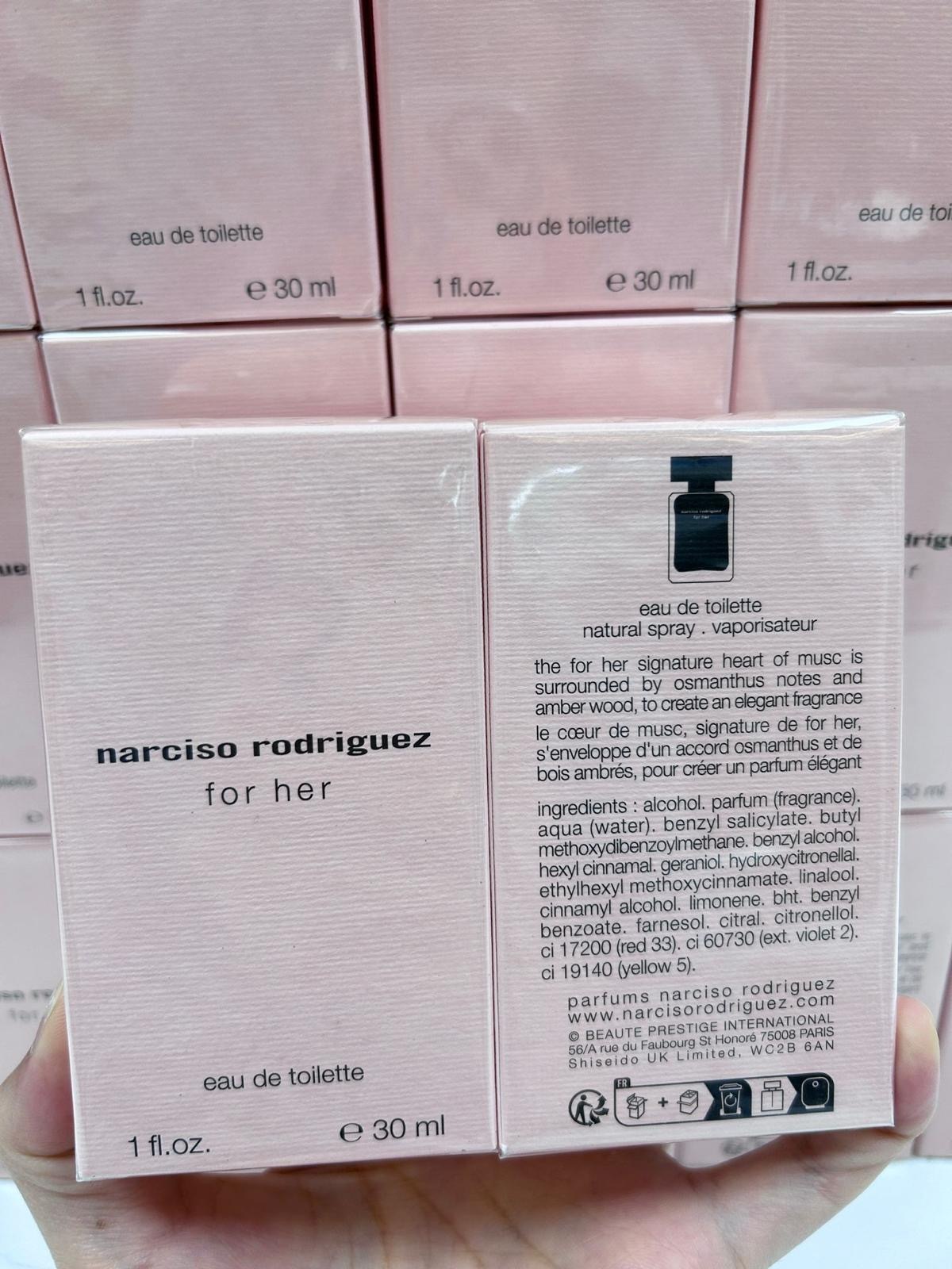 (現貨) NARCISO RODRIGUEZ FOR HER EDT SPRAY 30ml