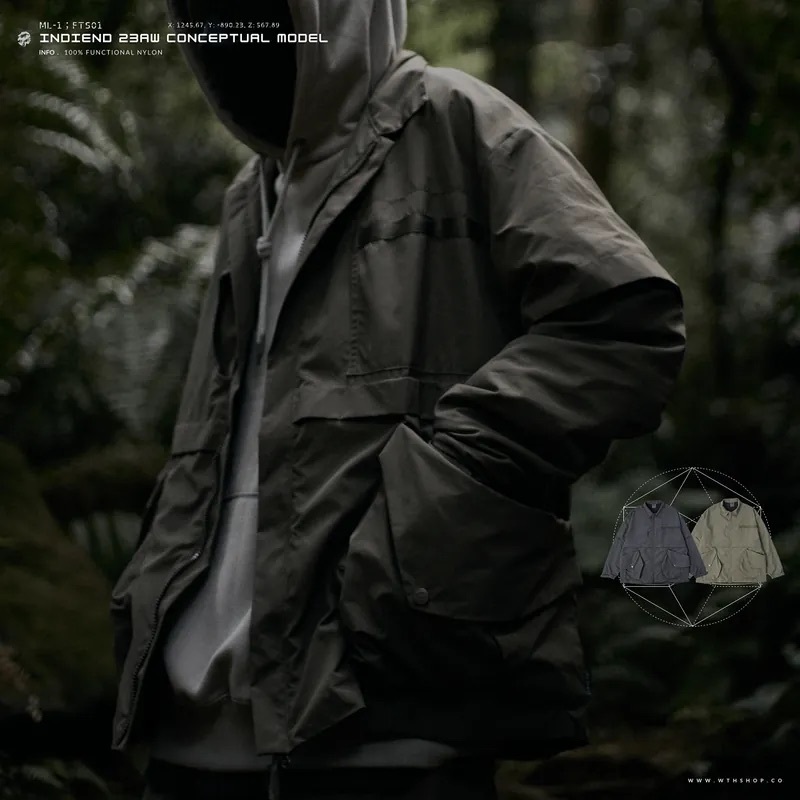 WTH INDIEND Functional Utility Jacket 防潑水機能外套 2色 ML-1