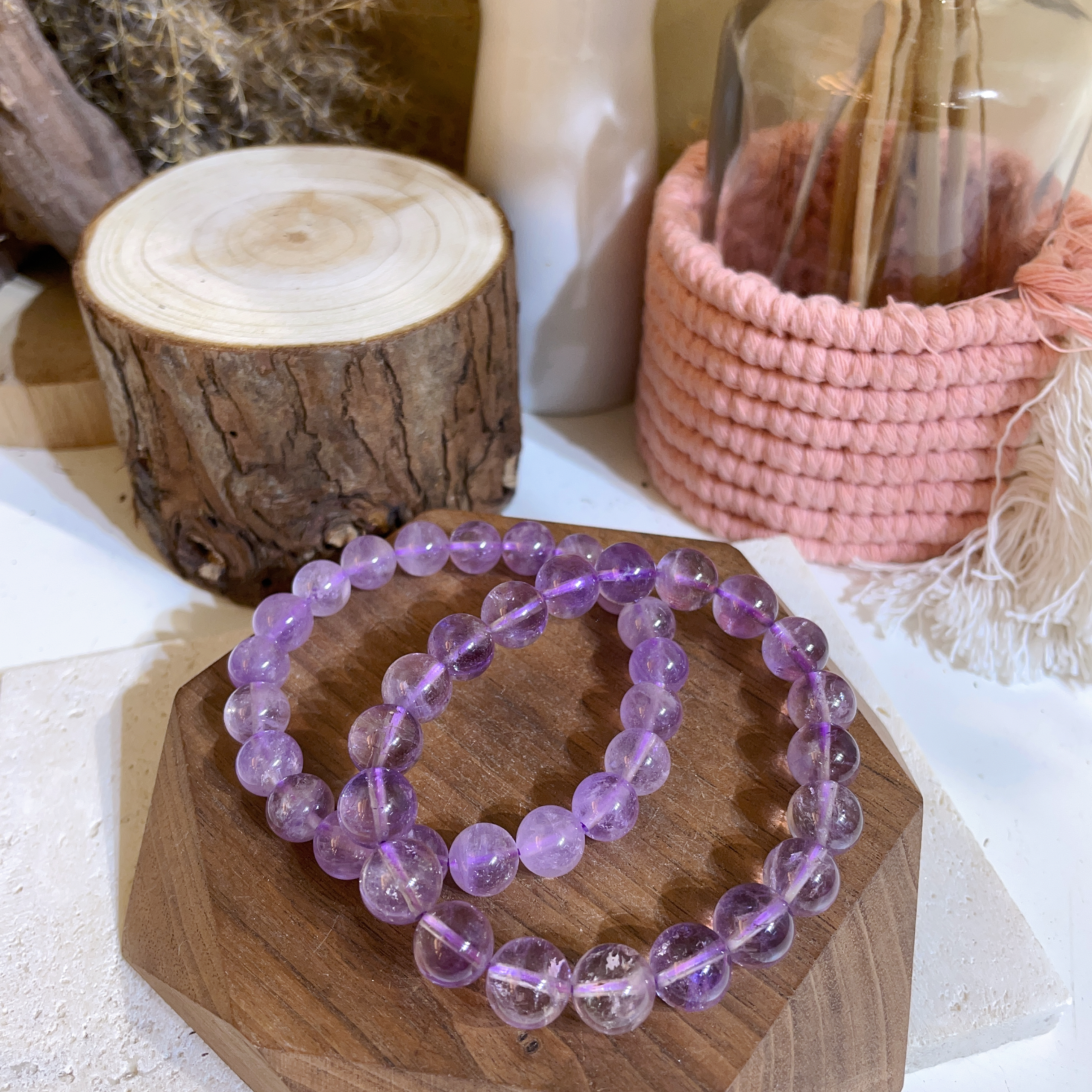 薰衣草紫水晶手串 8mm