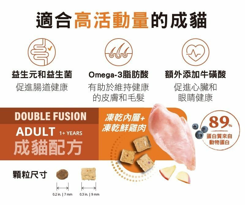 Catit Double Fusion ADULT Cat Chicken Recipe 1.8kg (4lb)