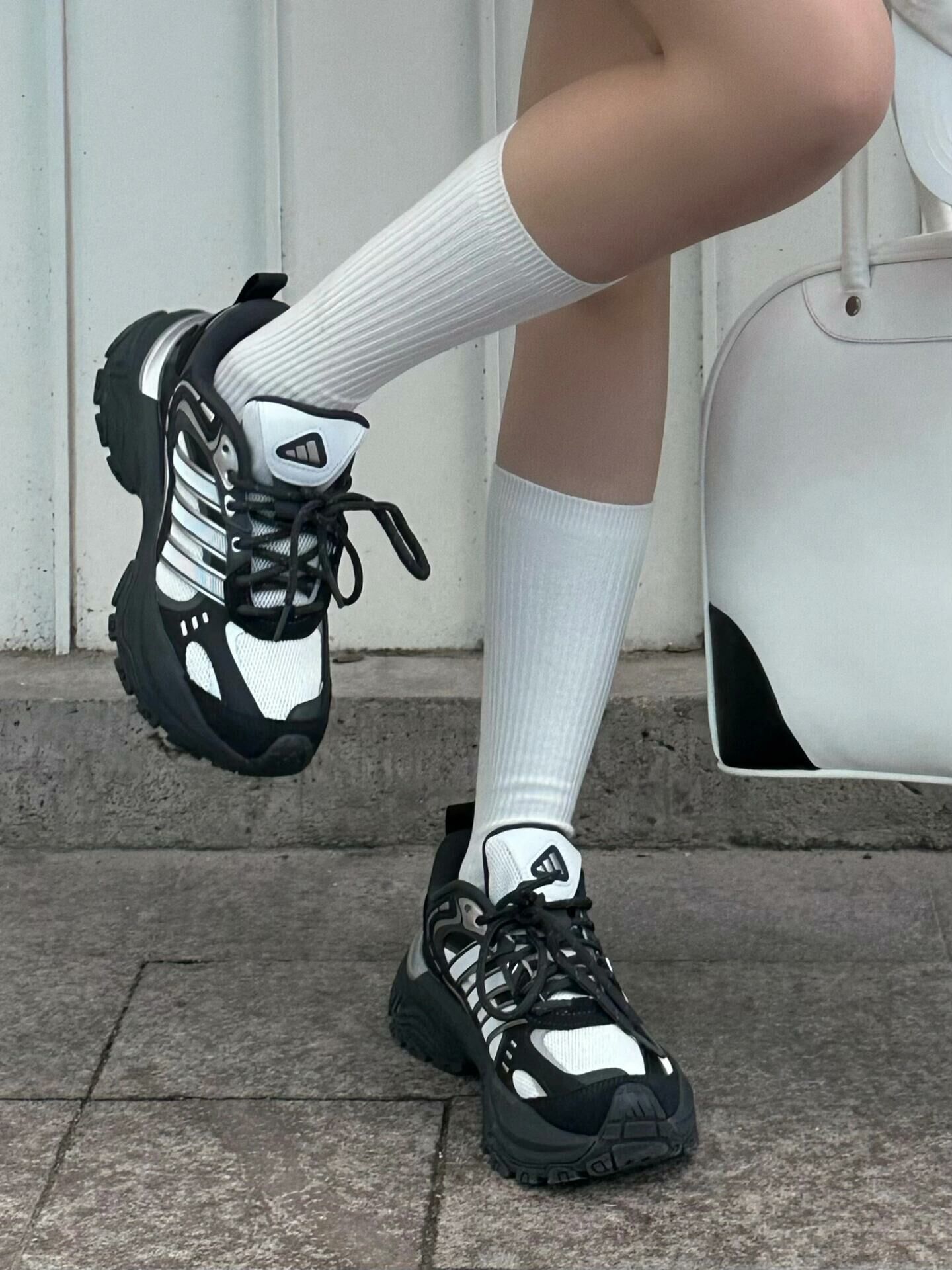 Adidas Shadow Fever 黑灰色 銀色 Y2K 拼接 厚底 復古 老爹鞋 JR0040/預購