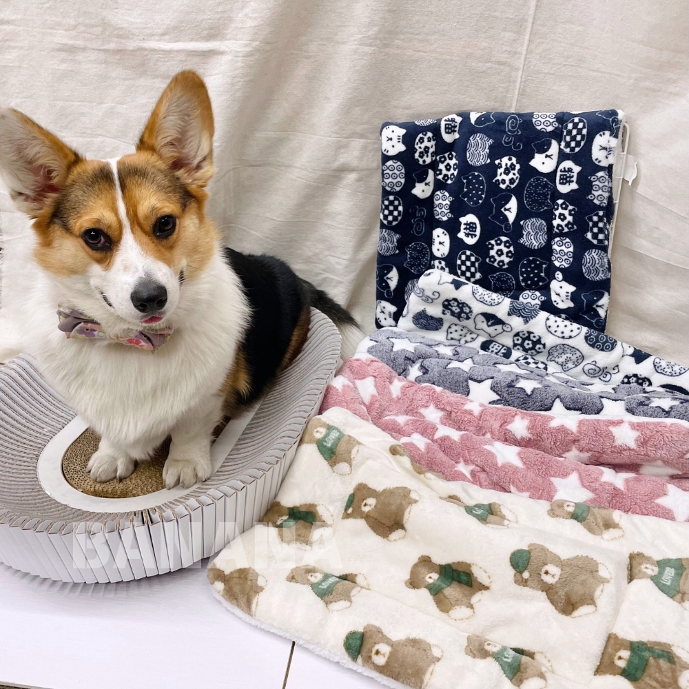 加厚法蘭絨寵物毛毯 貓咪毯子 寵物睡墊 毛毯墊 羊羔絨毯