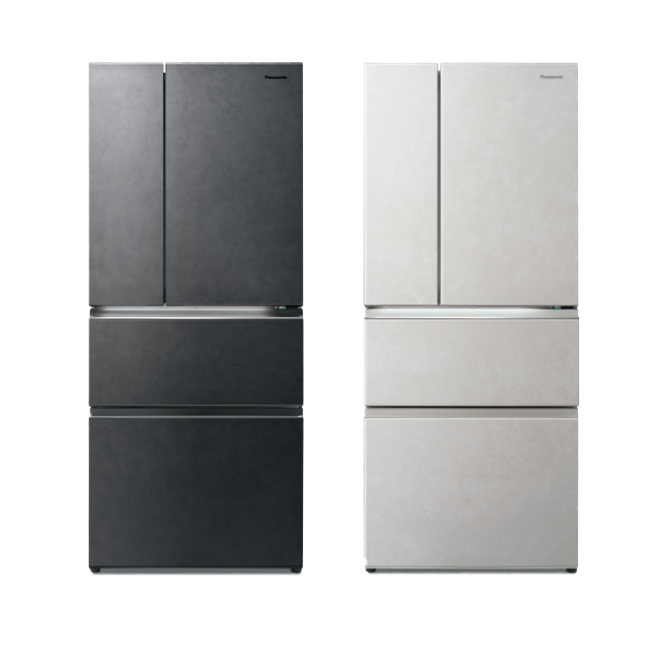 Panasonic 國際 610L日系上質系列 無邊框岩板玻璃四門變頻冰箱(NR-D615XGS)