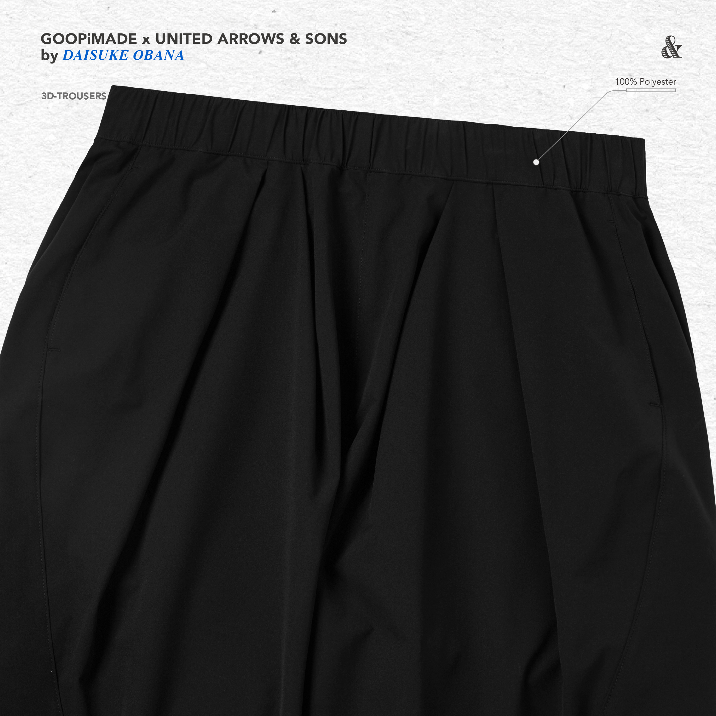 3DX-Trousers / GOOPiMADE x UNITED ARROWS & SONS