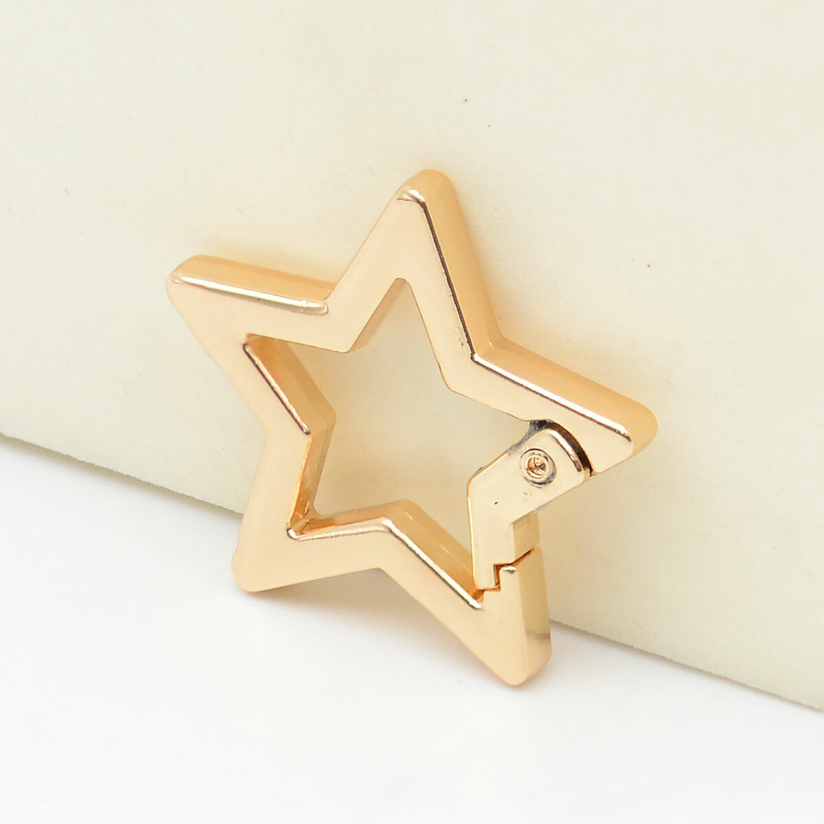 星星造型活動圈(彈簧釦)/個