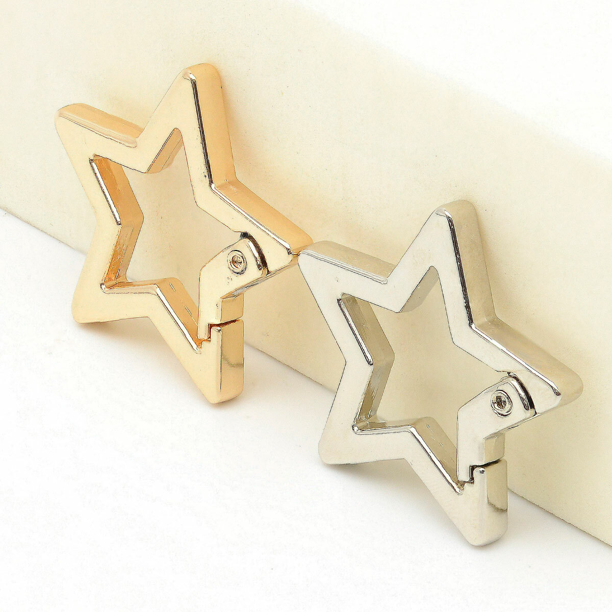 星星造型活動圈(彈簧釦)/個