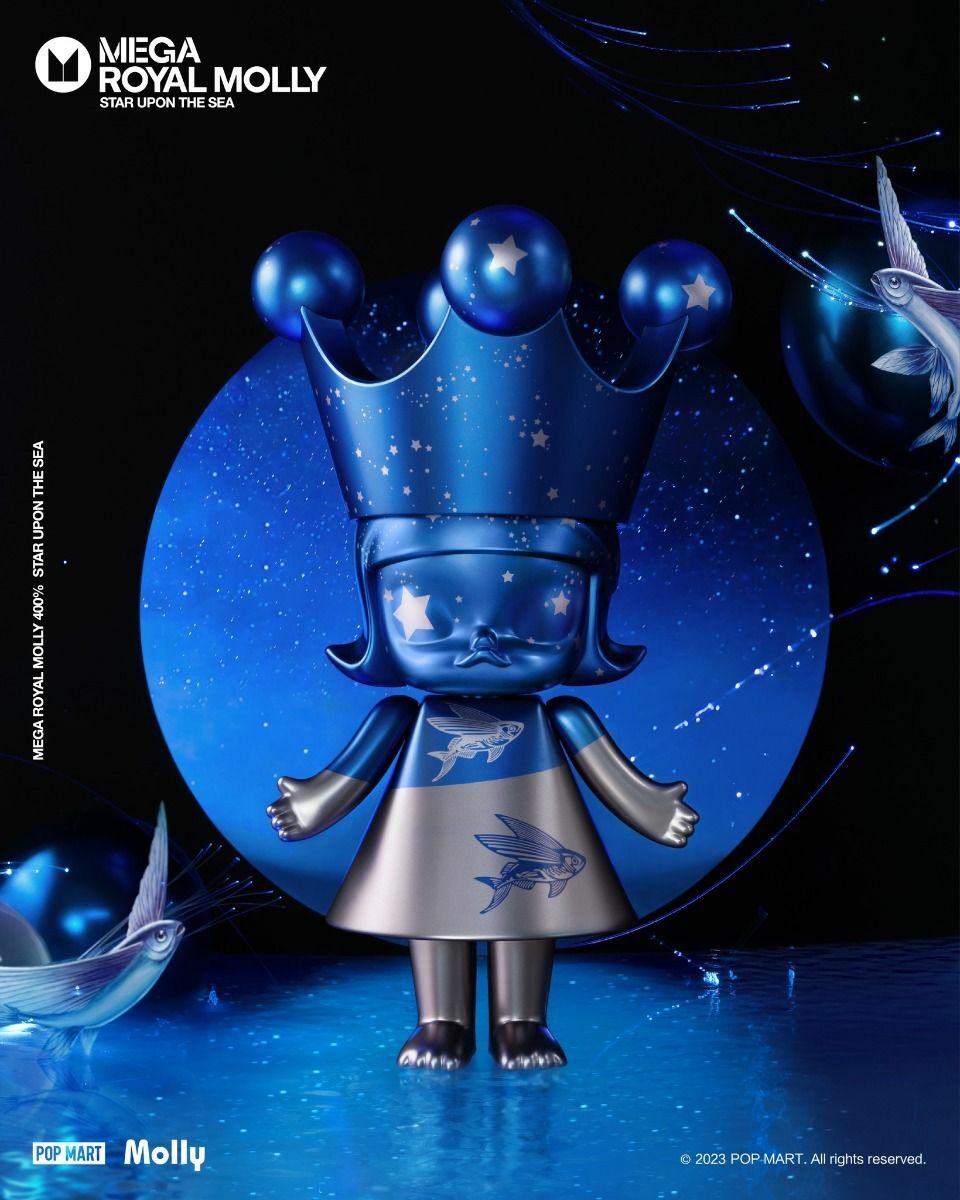 Mega Royal Molly 400% Star Upon The Sea (Hong Kong Limited Edition)