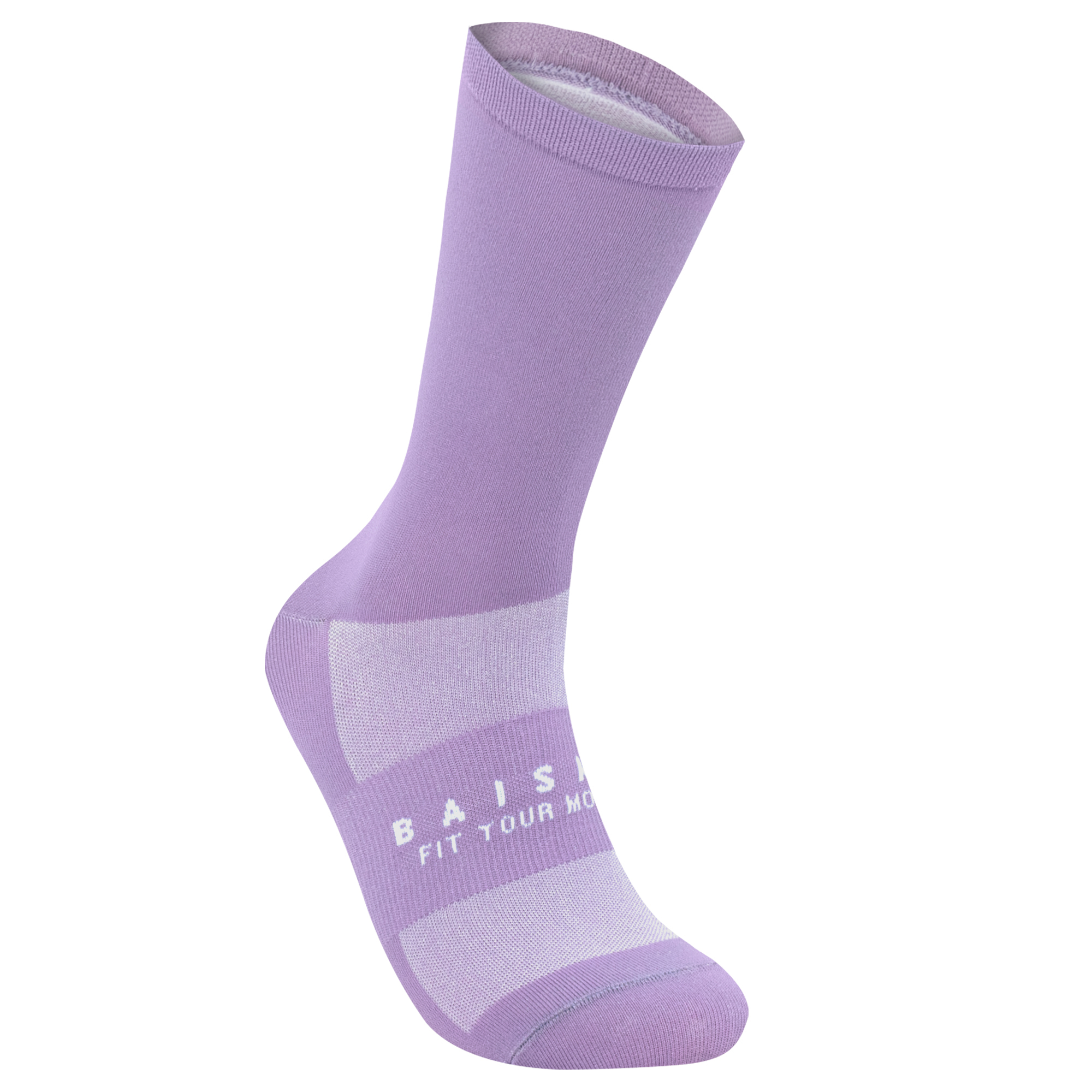 女款運動襪 潔淨 灰紫