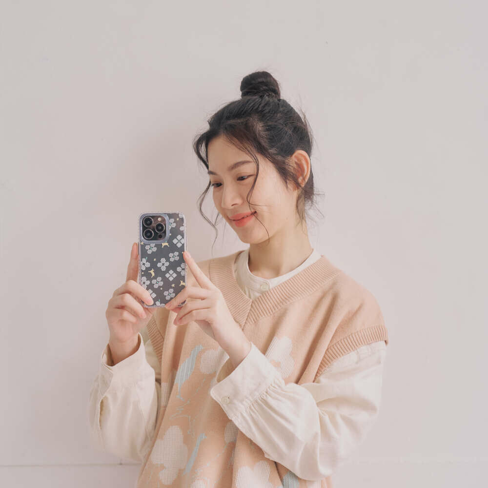 inblooom x The Hood Golden Case/Blooming Field/Bright White