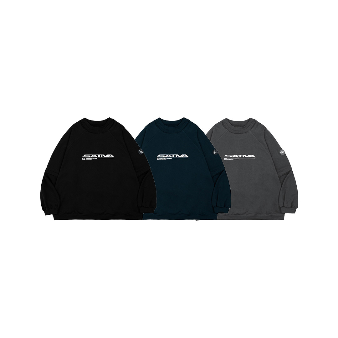 SATIVA UE-X2 Multilevel Splicing Sweatshirt