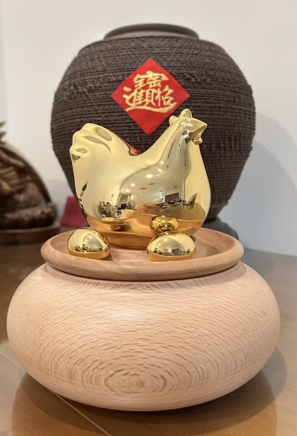 發財雞 金雞聚寶套組 (招財金)