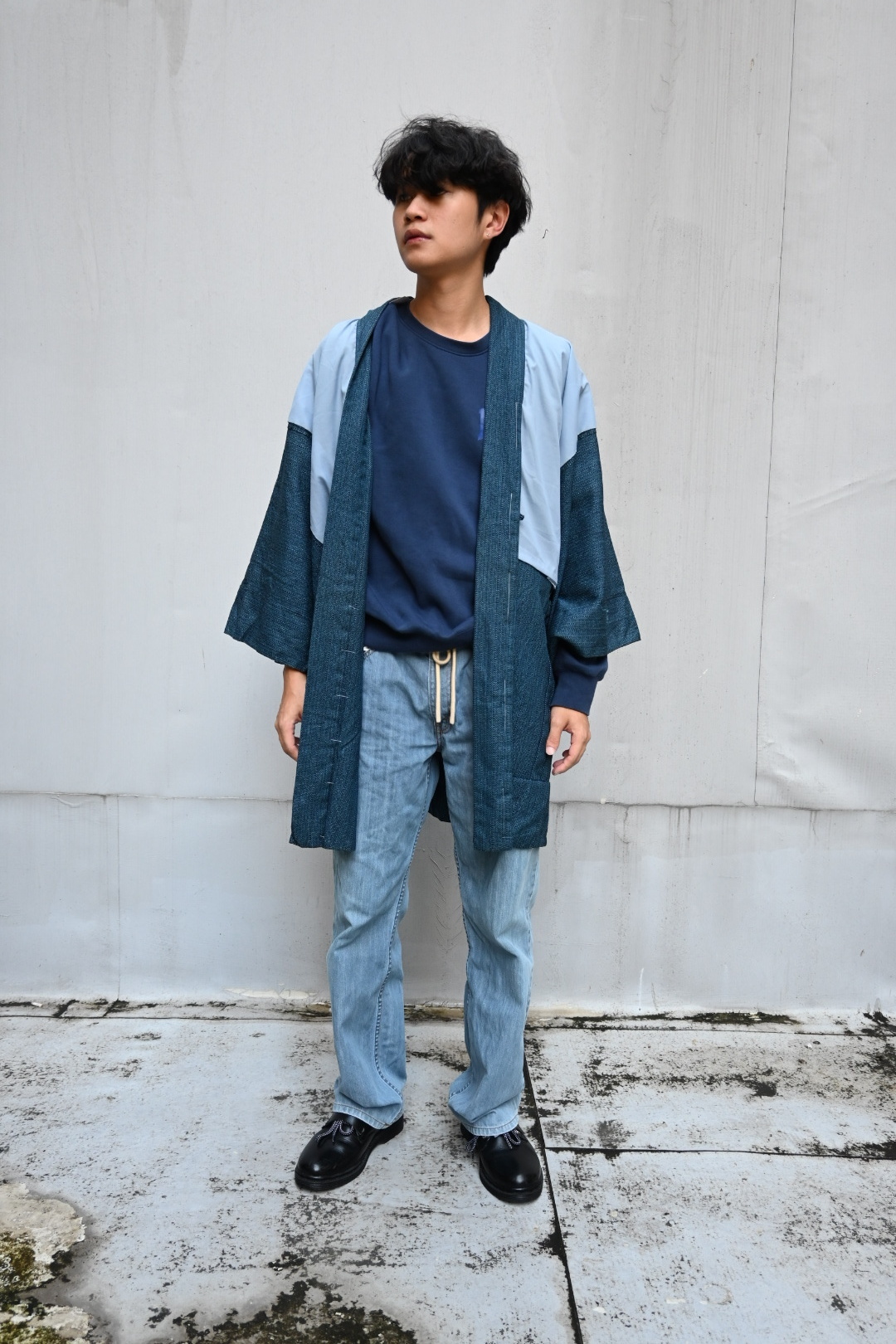 Vintage Japan Haori Jacket *Mountain Print