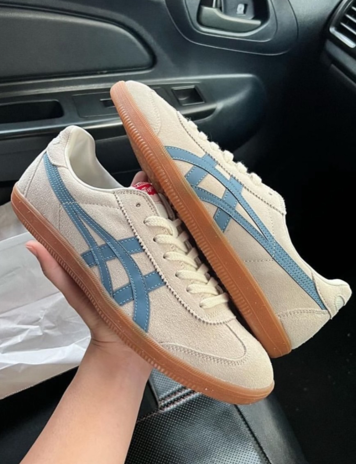 Onitsuka Tiger Tokuten 鬼塚虎 米白藍色 德訓鞋 1183A907-202/預購