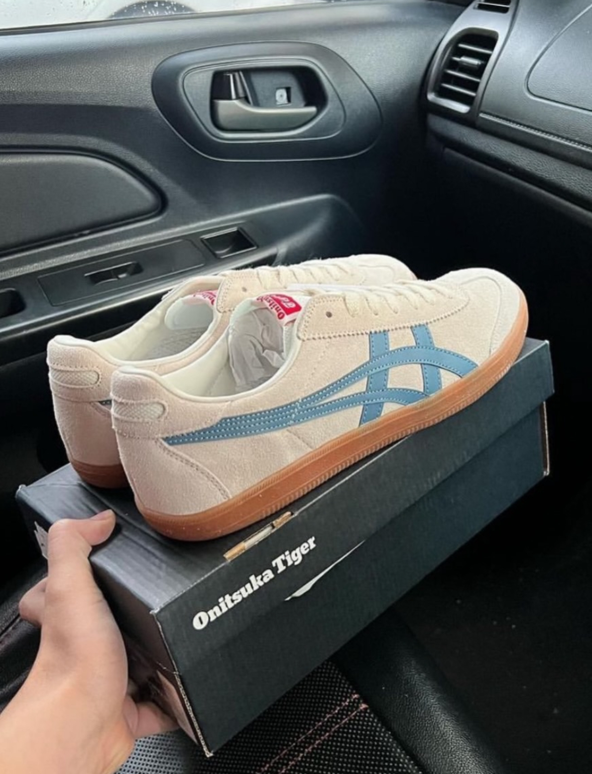 Onitsuka Tiger Tokuten 鬼塚虎 米白藍色 德訓鞋 1183A907-202/預購