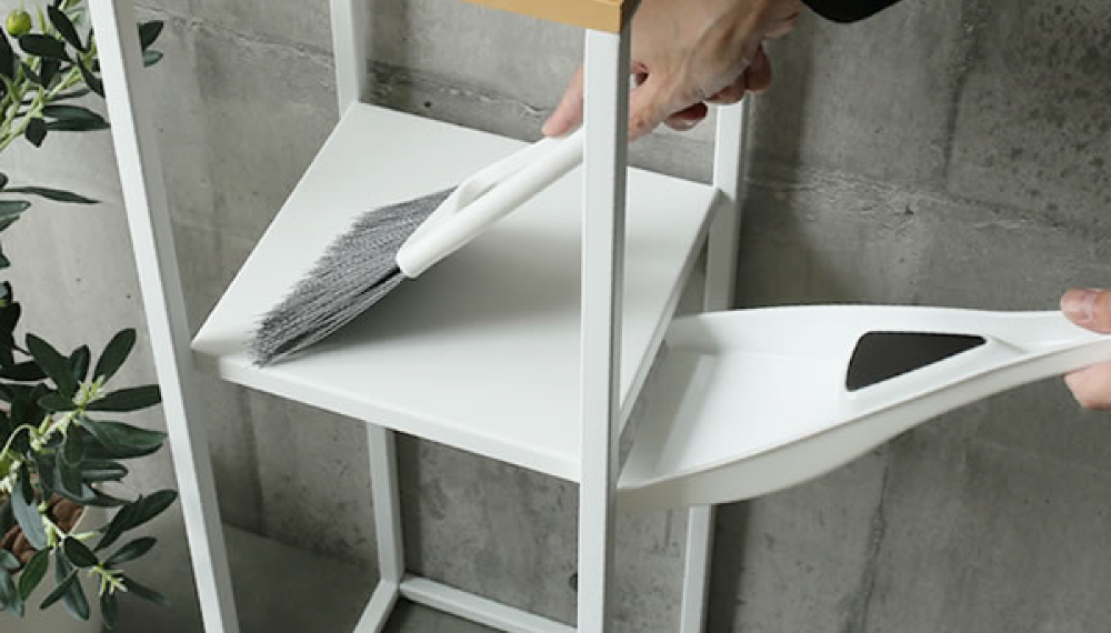 《azuma》sm@rt系列磁吸式玄關可伸縮長柄掃具組