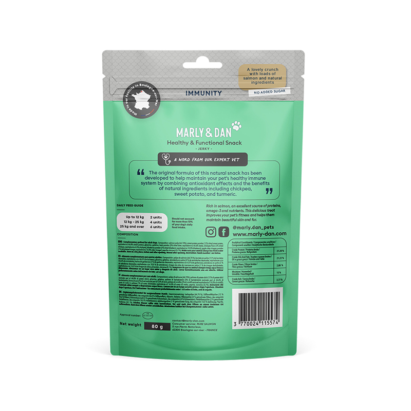 Marly&Dan 低溫烘焙三文魚條 增強免疫 80g