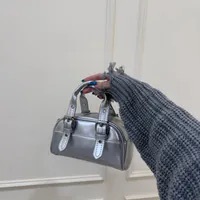 雙腰帶軟皮革包（附長背帶）