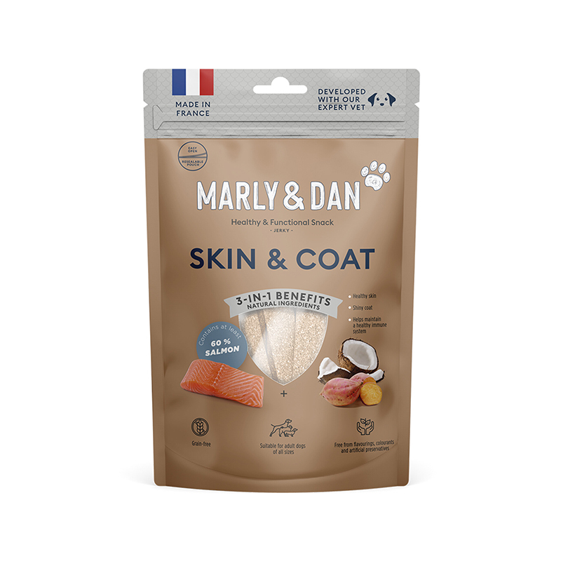 Marly&Dan 低溫烘焙三文魚條 護膚美毛 80g