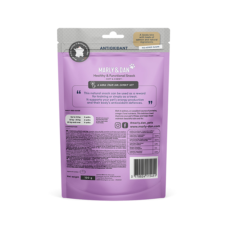 Marly&Dan 低溫烘焙三文魚粒 抗氧化 100g
