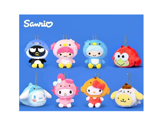 Sanrio 三麗鷗海洋系列娃娃 3吋
