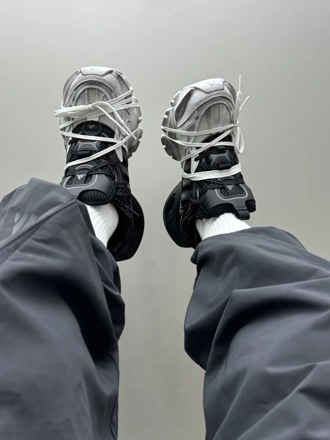 ADIDAS XLG RUNNER DELUXE 灰黑 灰銀 仿舊 刷舊 復古 老爹鞋 增高 厚底 男女鞋 JR0861 / 預購