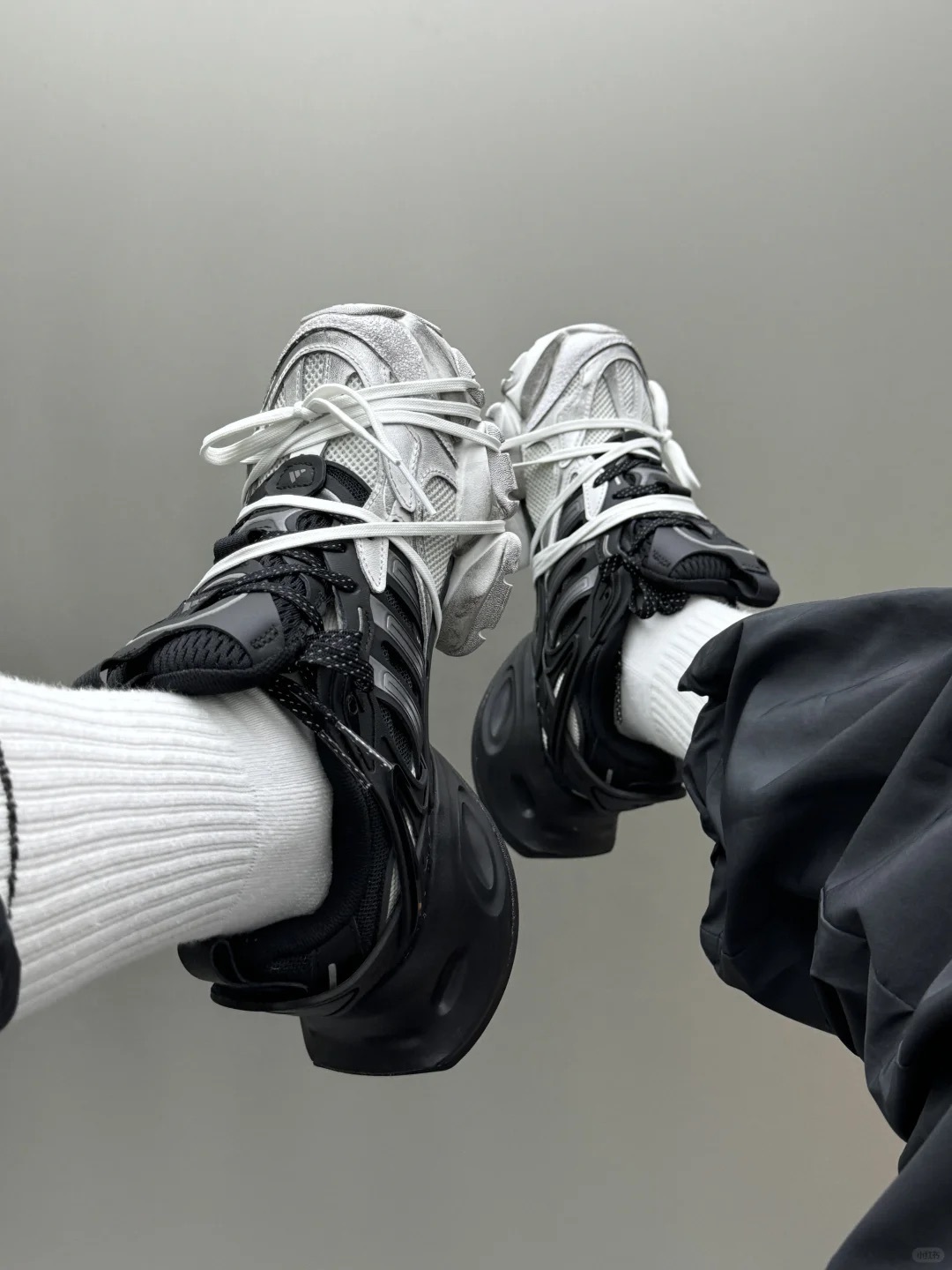 ADIDAS XLG RUNNER DELUXE 灰黑 灰銀 仿舊 刷舊 復古 老爹鞋 增高 厚底 男女鞋 JR0861 / 預購