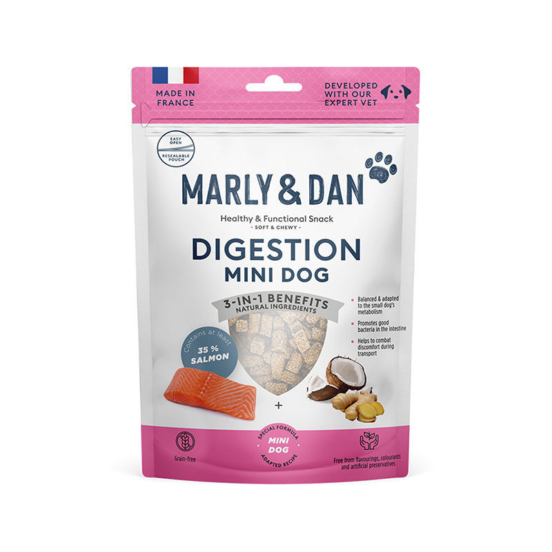 Marly&Dan 小型犬用 低溫烘焙三文魚粒 腸道增強 50g