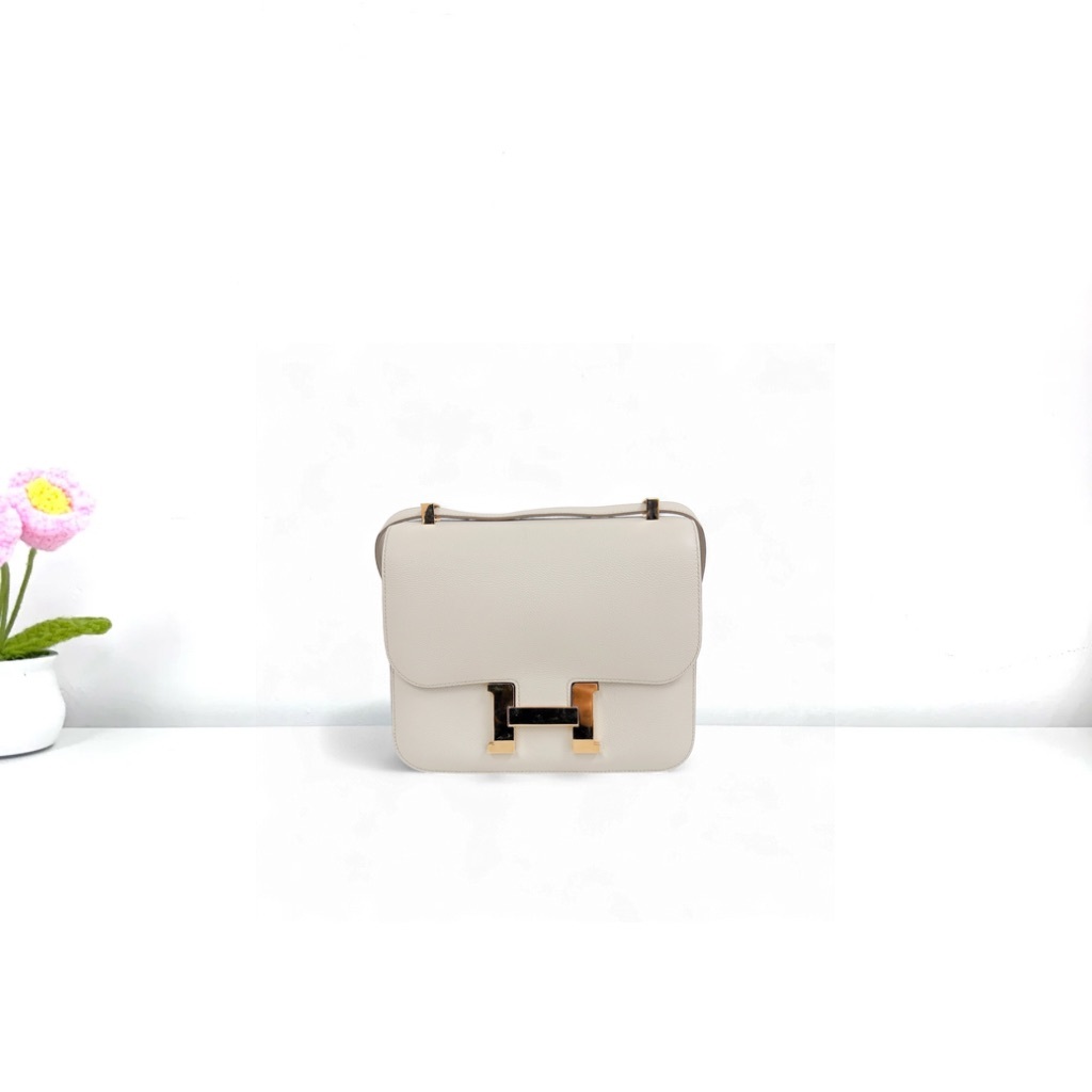 Hermes Constance 24 Evercolor Bag - Beton / Ghw