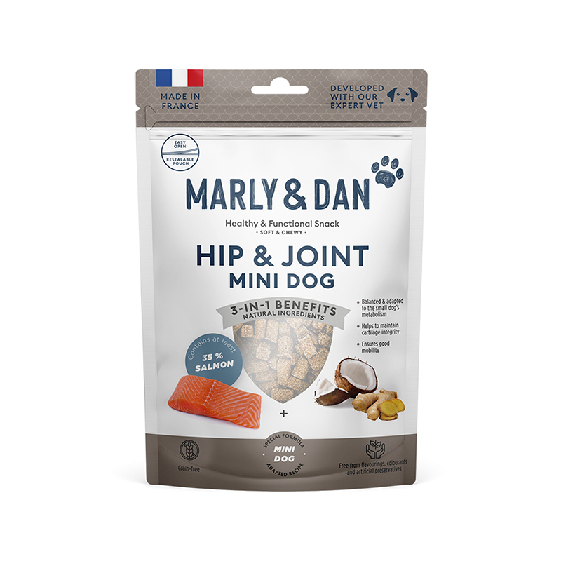 Marly&Dan 小型犬用 低溫烘焙三文魚粒 關節健康 50g