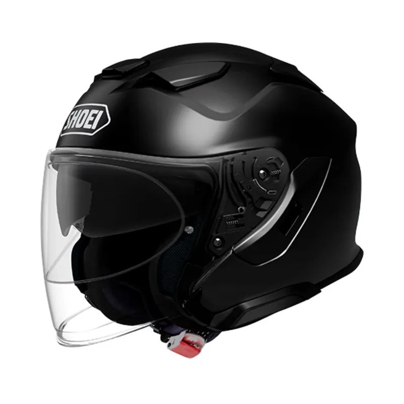 SHOEI J-CRUISE 3 PEARL BLACK 亮光黑 素色 四分之三 內墨片