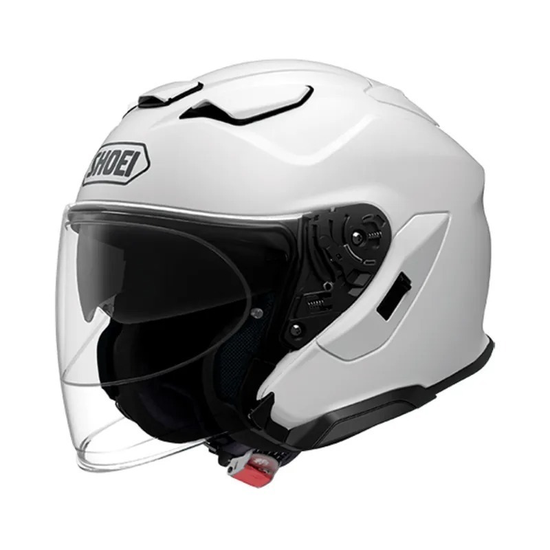 SHOEI J-CRUISE 3 L.WHITE 亮光白 素色 四分之三 內墨片