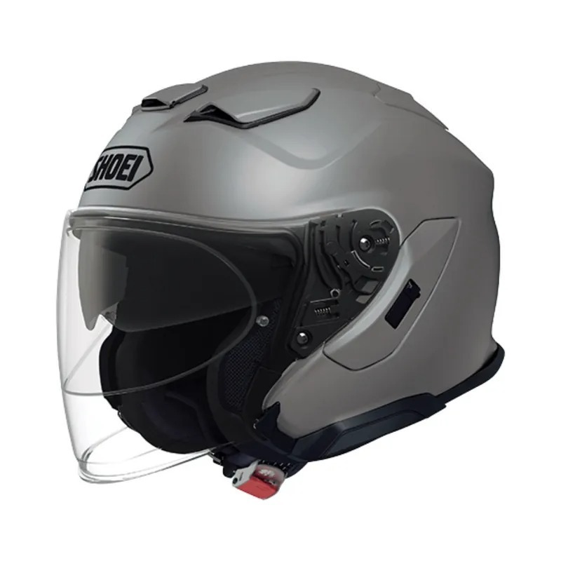 SHOEI J-CRUISE 3 MT.D.GREY 消光水泥灰 素色 四分之三 內墨片