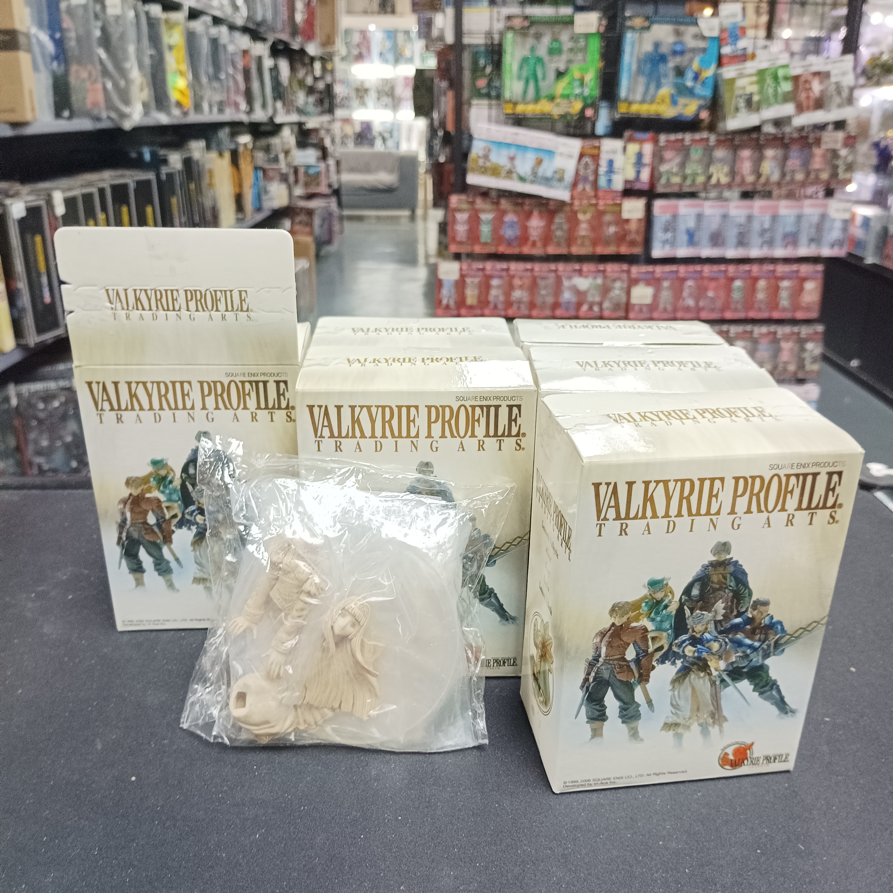 其它-Square Enix Valkyrie Profile Trading Arts  北歐女神 女神戰記 黑白 6盒 含SP