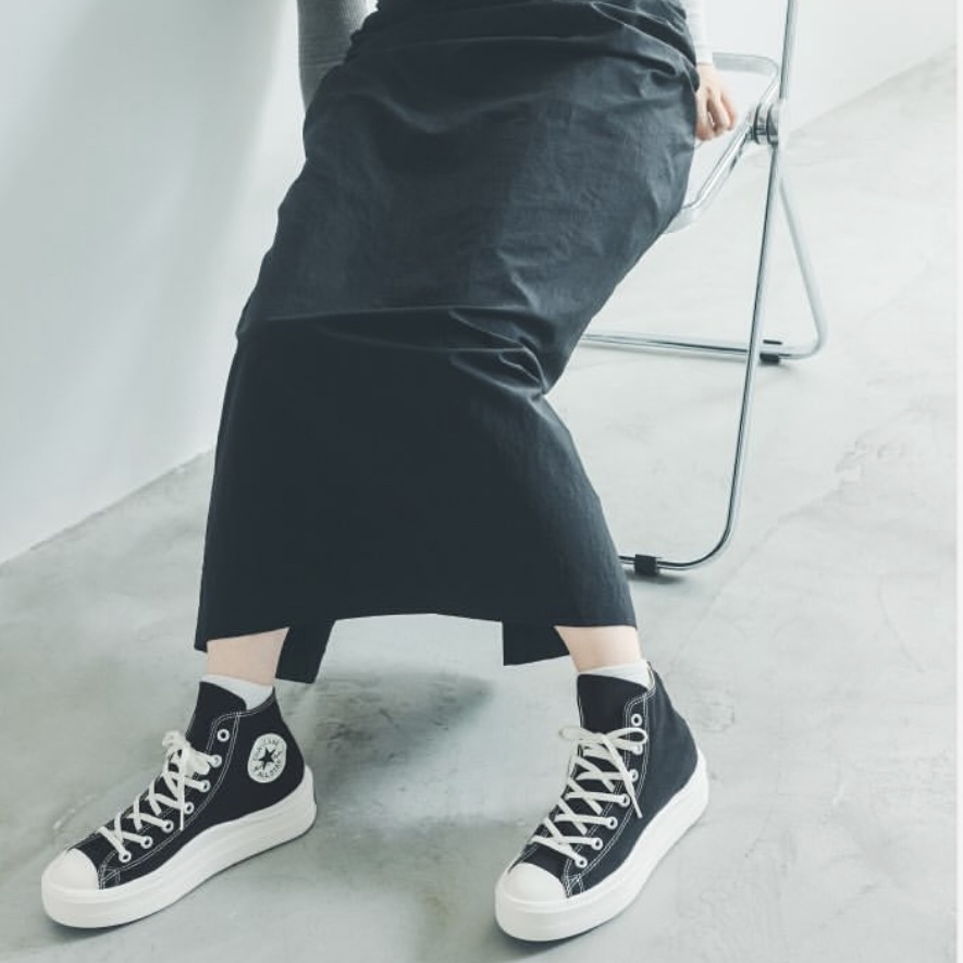 converse 小波浪帆布鞋 高筒