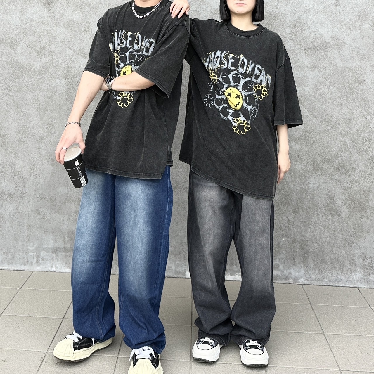 (GOAL)  詭譎笑臉 雛菊 水洗短T AWRA 98988