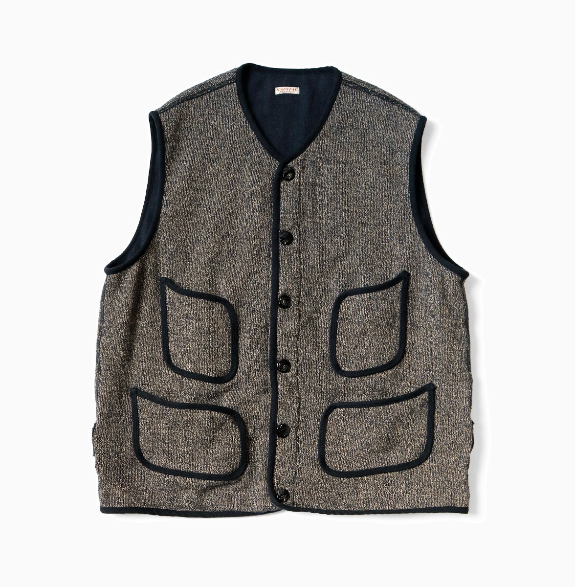 RE-STOCK: KAPITAL BEACH FLEECE VEST - PRE ORDER ITEM (預訂中)