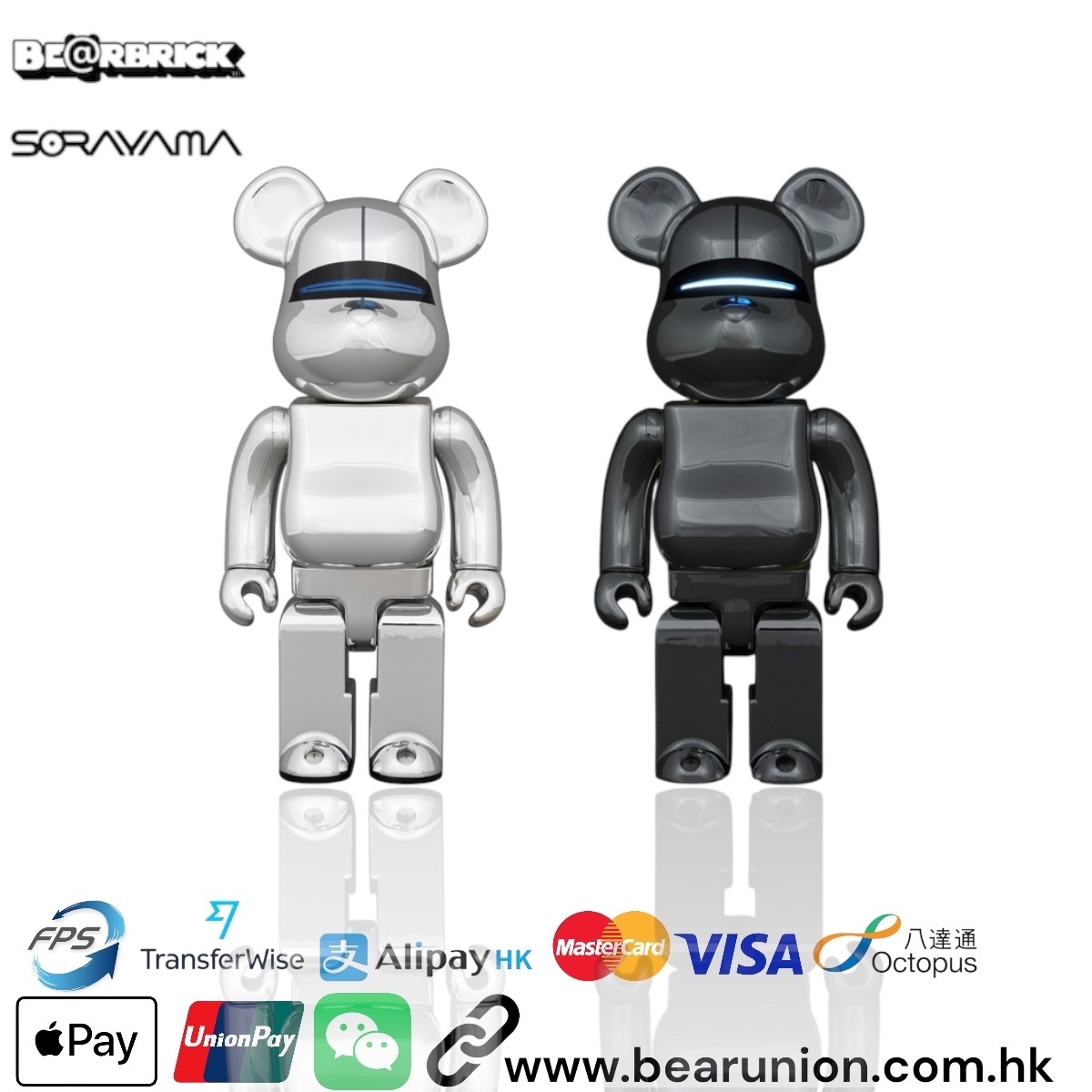 🎏預訂🎏Bearbrick 400% SORAYAMA LIGHT