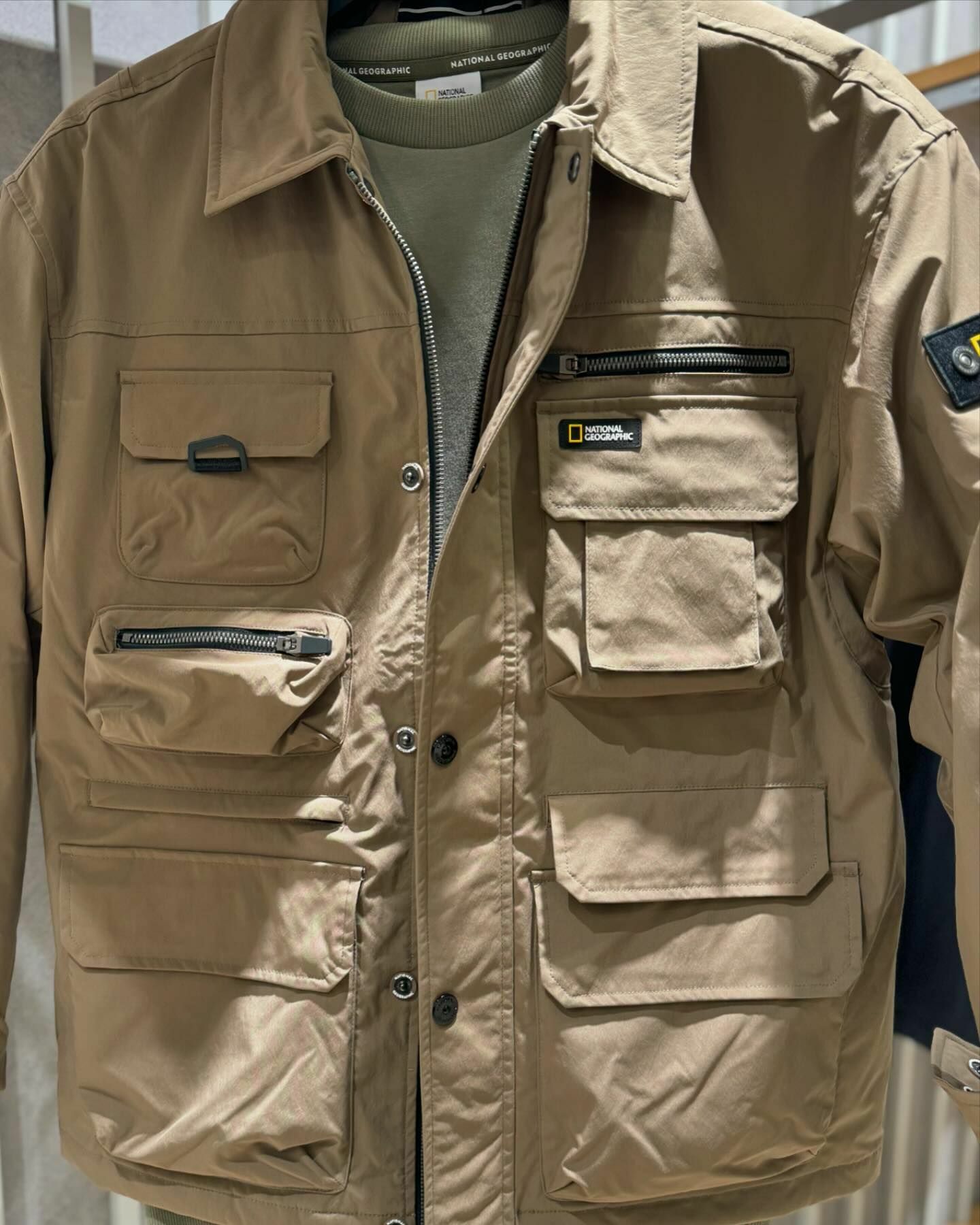 【代購】NATIONAL GEOGRAPHIC 國家地理 NRN 多口袋 有領 襯衫 外套  N244MPD080