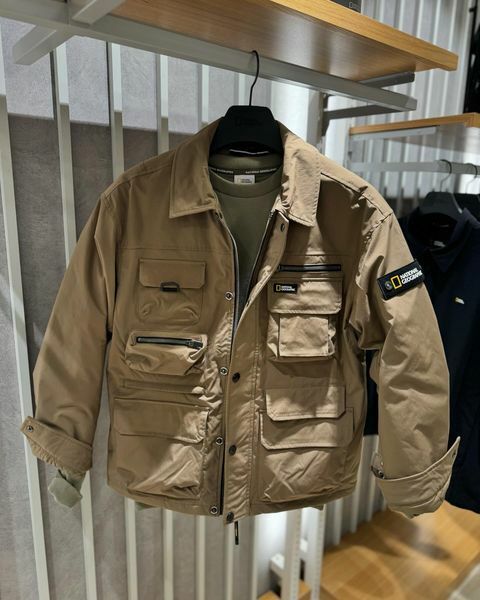 【代購】NATIONAL GEOGRAPHIC 國家地理 NRN 多口袋 有領 襯衫 外套  N244MPD080