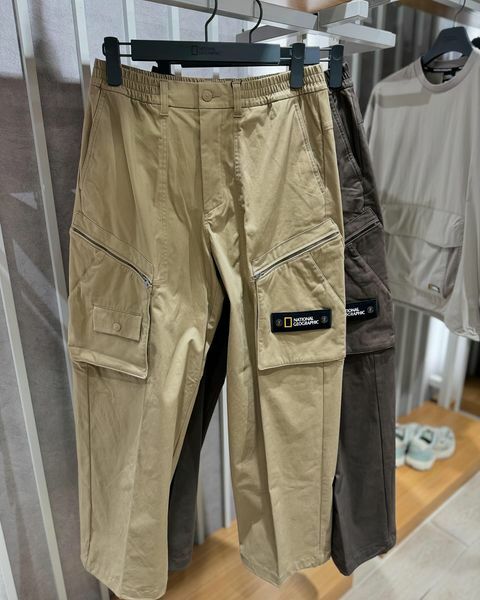 【代購】NATIONAL GEOGRAPHIC 國家地理 Cotton wide 寬褲 長褲  N244MPT030