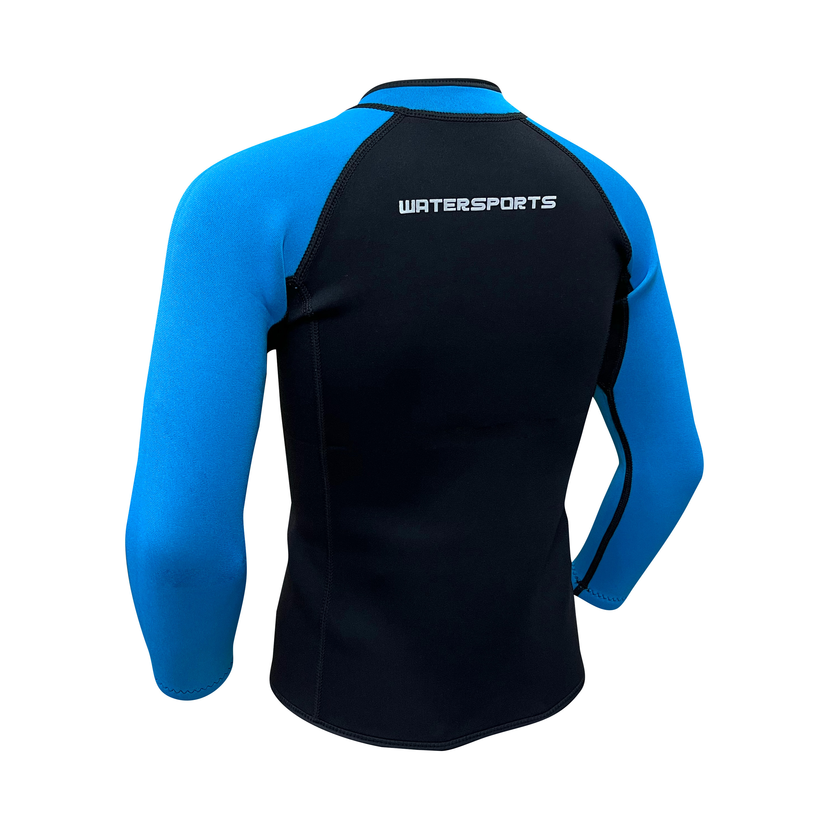 2mm 兒童 SCR 游泳保暖夾克 - 藍/黑