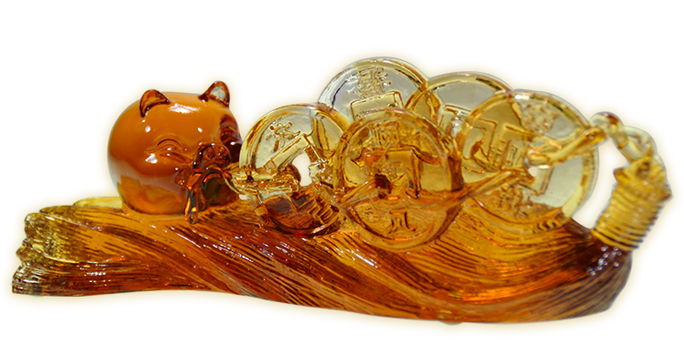 財源滾滾來!鹿港窯「諸事如意」琉璃擺飾,居家開運必備!