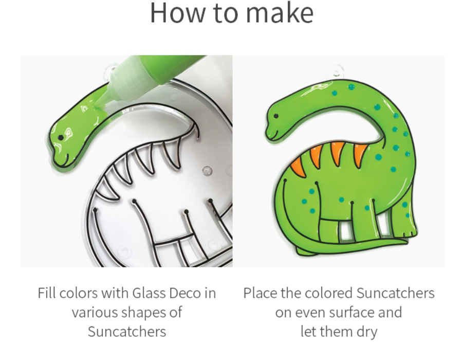彩绘手工模板（3个 款式随机）
