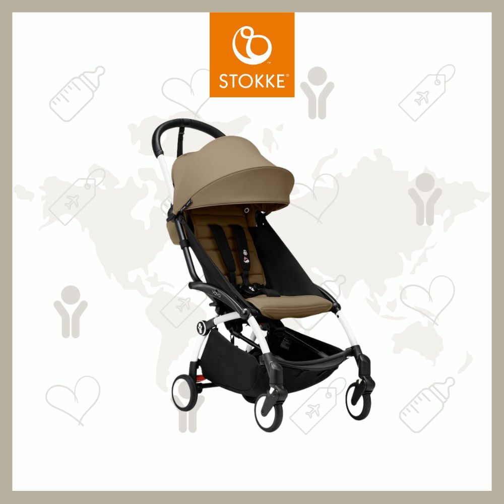 *New* Stokke® YOYO³ 6+ Stroller - White Frame