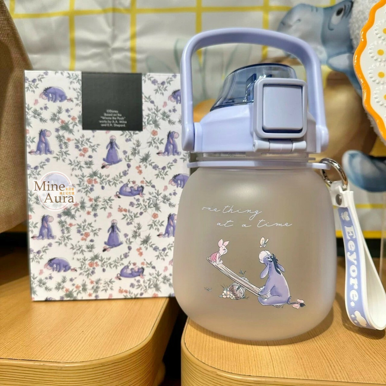(限時特價) 春日百宙森林系列 屹耳 Eeyore 手提 大容量 水壺 小熊維尼 Winnie the Pooh -上海迪士尼商店